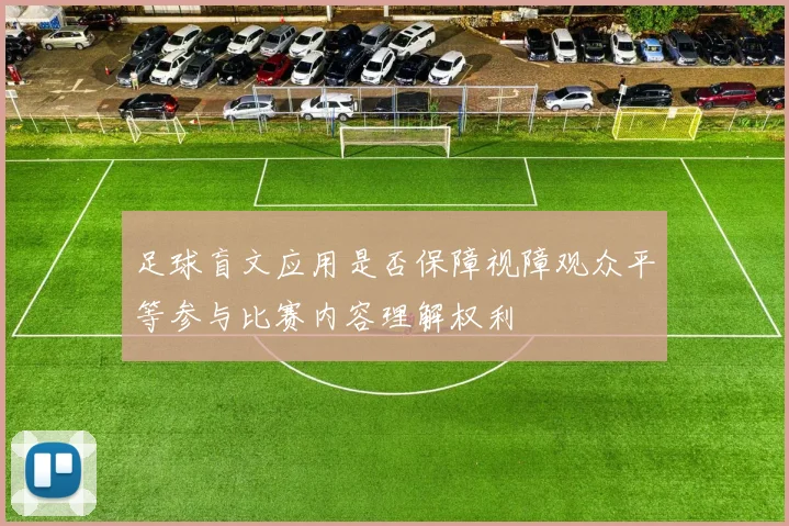 足球盲文应用是否保障视障观众平等参与比赛内容理解权利